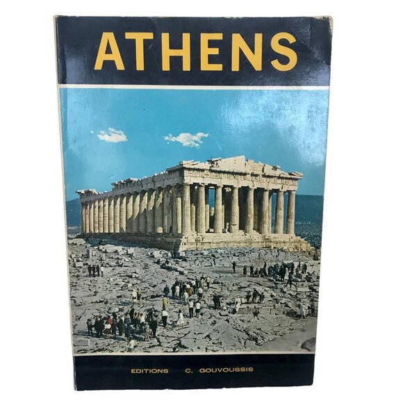 Vintage Athens Book Travel Greece Editions C. Gouvoussis - Picture 1 of 8